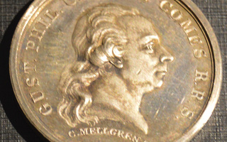 Ruotsi, 1835 Gustaf Philip Creutz hopeamitali