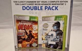 XBOX 360 Tom Clancy's Rainbow Six Vegas & Ghost Recon