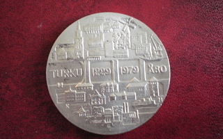 25 mk Turku 750v.  v. 1979 Juhlaraha hopeaa