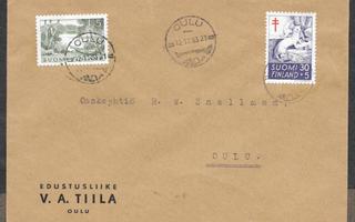 Postilähetys - Tuberkuloosi 1962 (LAPE 553) Oulu 12.11.1963