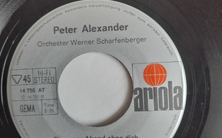 Peter Alexander Hier ist ein mensch/einsamer abend ohne dich