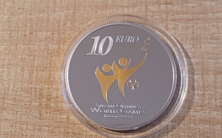 10 Euro 2003 Irlanti. KM# 41. Hopea 925. Proof (K)