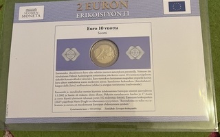 2 €  Erikoisluönti  Euro 10 vuotta Suomi