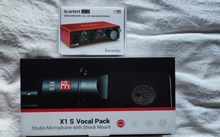 Focusrite Scarlett 2i2 3rd Gen + SE X1 S Vocal Pack