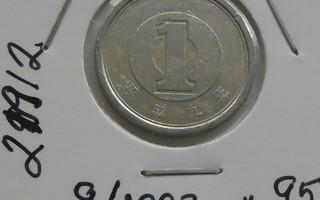 JAPANI  1 Yen-Heisei  v. 9/1997   KM#95