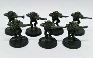 7kpl Space Crusade / WH40K Goblin figuureita [K22]