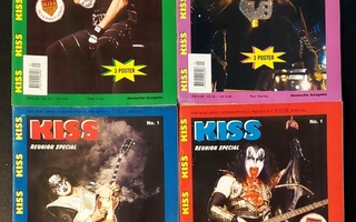 KISS : 4kpl Reunion special lehtiä