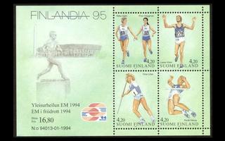 1246-9BL12 ** Finlandia 95 Yleisurheilun EM (1994)