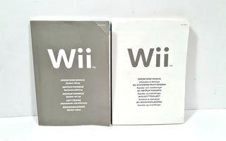 Nintendo Wii Operational Manual ohjekirjat
