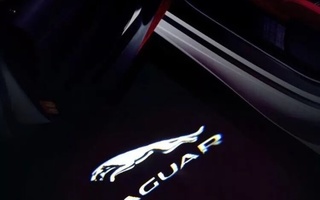Jaguar F/XE logolliset projektorivalot oviin; 2kpl sarja