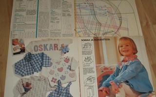 Kaava-arkit Suuri Käsityölehti 2/1993