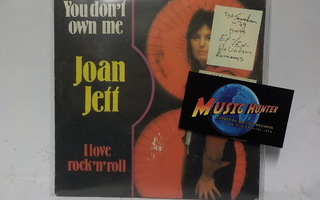 JOANN JETT - YOU DONT OWN ME / I LOVE ROCK N ROLL EX-/EX- 7"