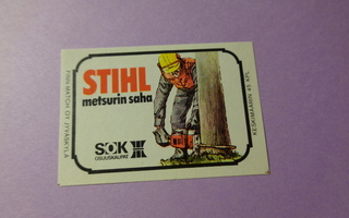 TT-etiketti Stihl - metsurin saha