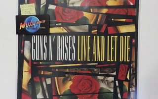 GUNS N ROSES - LIVE AND LET DIE M-/M- GER 1991 LP
