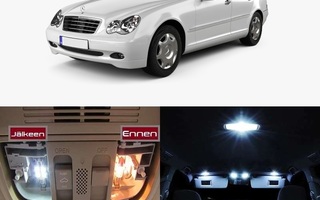 Mercedes-Benz C (W203) Sisätilan LED -Muutossarja 6000K