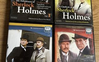 Sherlock Holmes (1984-1991) alkup. Thames-sarja SUOMI-DVD:t