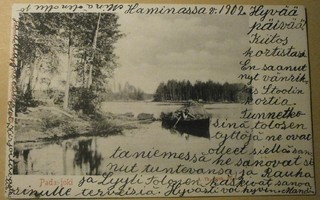 Padasjoki, soutuvene kuljetusvälineenä, mv pk, p. 1902
