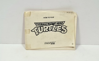 NES - Teenage Mutant Ninja Turtles ohjekirja