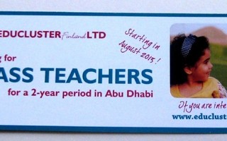 Class teachers Abu Dhabi kirjanmerkki