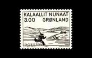 Grönlanti 124 ** Taide, puuleikkaus (1980)