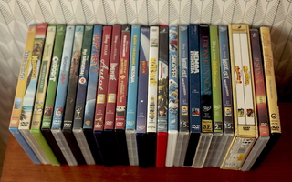 Disney Pixar yms piirretyjä DVD elokuvia 32 kpl