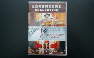 DVD: Adventure Collection 3x elokuvaa (1986-2009)