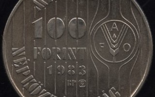 Unkari 100 forint 1983 KM 631 FAO