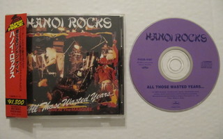 Hanoi Rocks All Those Wasted Years Japani CD OBI PHCR-4167