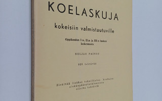 Ensio Kännö : Koelaskuja kokeisiin valmistautuville oppik...