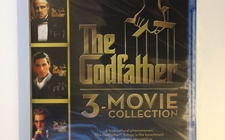 The Godfather - 3-Movie Collection (Blu-ray) UUSI