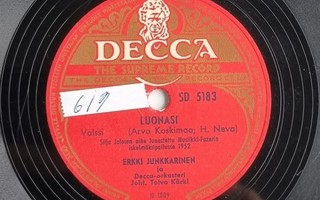 Savikiekko 1952 - Erkki Junkkarinen - Decca SD 5183