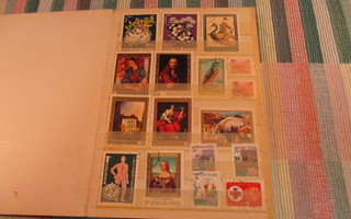 Unkari. Maguar Posta kansio postimerkkejä 192 kpl.