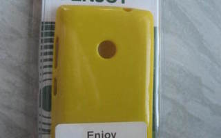 Enjoy TPU Case Suojakuori Nokia Lumia 520 Keltainen