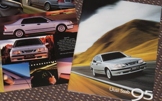 1997 Saab 95 esite - KUIN UUSI - suomalainen