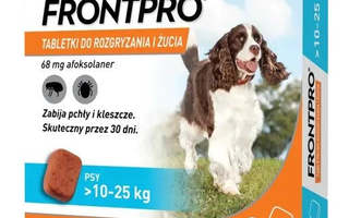 FRONTPRO kirppu- ja puutiaistabletit koiralle (>