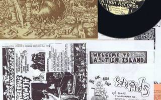 WELCOME TO AX/CTION ISLAND kok EP -1986- gg allin, psycho +5