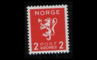 Norja 209 ** Leijona 2 kr (1940)