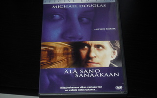Älä sano sanaakaan -dvd (S. Edition) (Michael Douglas)(2001)