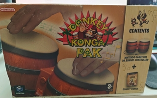 Donkey Konga paketti - rummut+peli