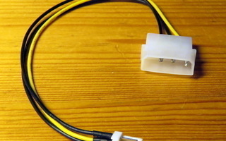 Molex - 3 pin tuuletin -adapteri, 5 kpl