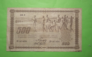 500 Markkaa 1922