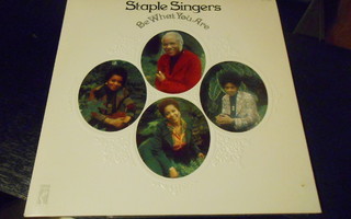 STAPLE  SINGERS: BE  WHAT YOU  ARE-73  KatsoUUSI !!! TARJOUS