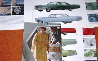 1964 Cadillac PRESTIGE esite - KUIN UUSI - ISO - 30 sivua