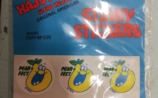 Hajutarra - stinky stickers (pear-fect)