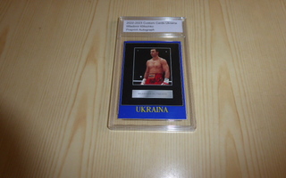 Wladimir Klitschko Ukraina 2022-2023 Custom Cards ja kotelo