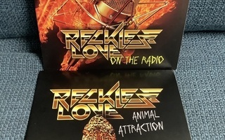 2 X RECKLESS LOVE CDS (ON THE RADIO & ANIMAL ATTRACTION)