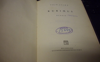 Yrjö Jylhä : Kurimus ( 1 p. 1928 ) Sis. postikulut