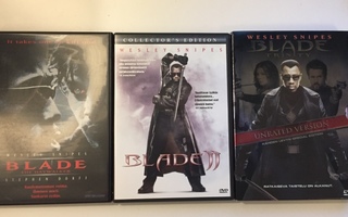 BLADE trilogia (5DVD) Wesley Snipes (Marvel 1998, 2002, 2004