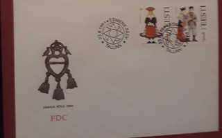 Viro 1994 - Kansanpukuja  FDC