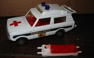 Corgi 70-luku 1/43 Range Rover Ambulance hyvä